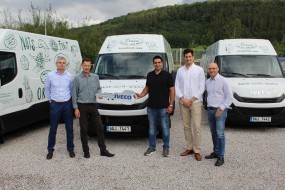 Společnost Iveco předává vozidla Daily společnosti Diana Company, spol. s r. o. „Svět Oříšků“